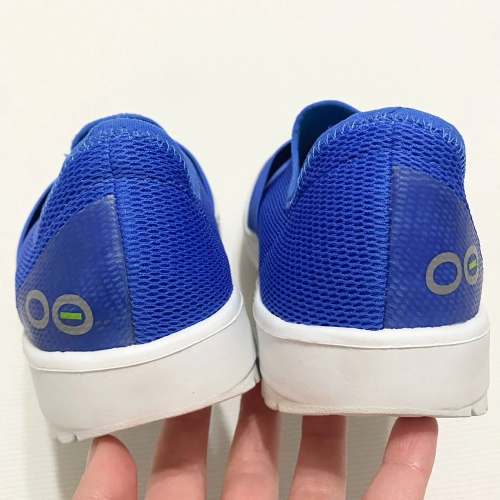 OOFOS Oomg Low Recovery Shoes Slip On Women’s Sneakers Blue - Picture 5 of 7